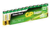 Batteri GP Super Alkaline LR6 AA, 12 st/fp