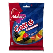 Godis Malaco Gott & Blandat 160g, 36 st/krt