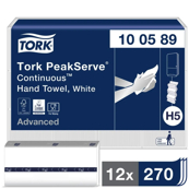 Pappershandduk Tork PeakServe Adv H5 201x225mm, 3240 st/bal